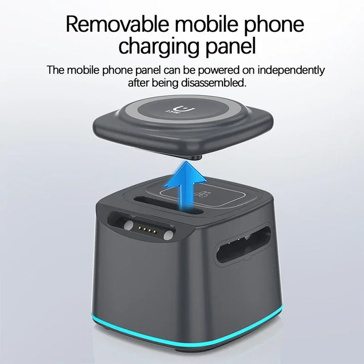 3-in-1 Magnetic Wireless Charger for Apple Devices - 15W Fast Chargetch 8 7 Airpods
